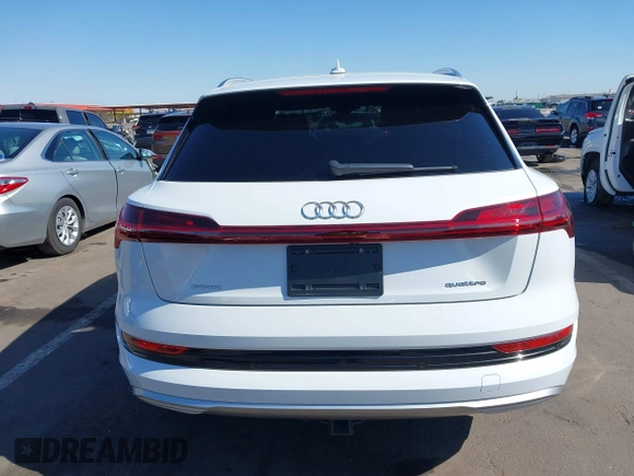 2021 Audi e-tron Premium Plus with VIN WA1LAAGE6MB002079, listed as a IAAI auction lot 42116578 with 48,357 mi miles. Bid and sale history available at carsss.com. Image 16.