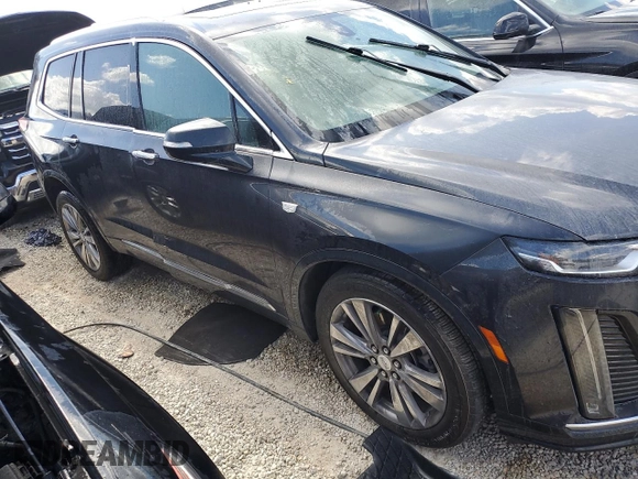 2022 Cadillac XT6 Premium Luxury with VIN 1GYKPDRS4NZ117903, listed as a Copart auction lot 76207334 with 0 mi miles and Non Repairable. Bid and sale history available at carsss.com. Image 4.