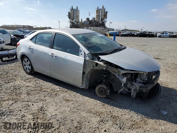 2016 Toyota Corolla L with VIN 2T1BURHE3GC621878, listed as a Copart auction lot 66572135 with 136,993 mi miles and Salvage title. Bid and sale history available at DreamBid. Image 4.