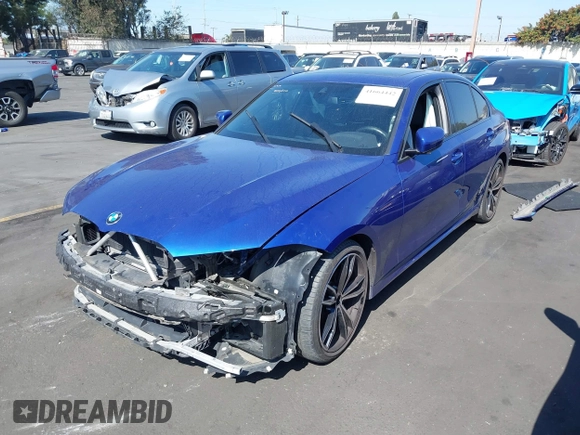 2020 BMW 3 Series 330i with VIN WBA5R1C06LFH38996, listed as a IAAI auction lot 41664442 with Not Provided miles and . Bid and sale history available at carsss.com. Image 2.
