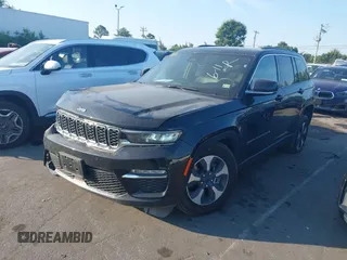 2024 Jeep Grand Cherokee with VIN 1C4RJYB65RC145793, listed as a IAAI auction lot 42544596 with 32,185 mi miles and . Bid and sale history available at DreamBid. Image 2.