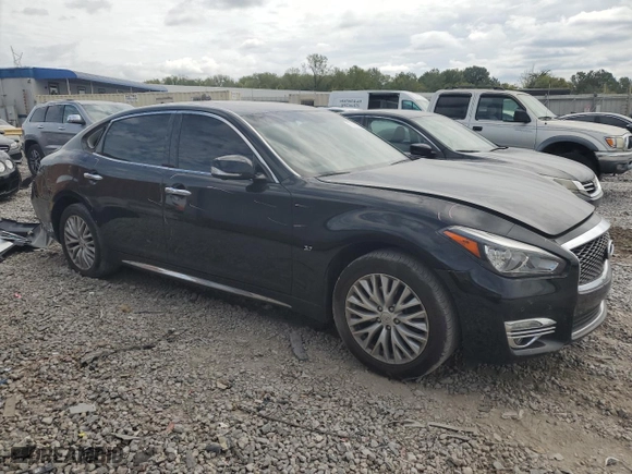2015 Infiniti Q70L with VIN JN1BY1PR1FM830552, listed as a Copart auction lot 70282984 with 73,538 mi miles and Salvage Title. Bid and sale history available at carsss.com. Image 4.