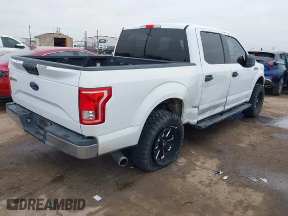 2017 Ford F-150 XL with VIN 1FTEW1C88HKD75257, listed as a IAAI auction lot 41516407 with 107,099 mi miles and . Bid and sale history available at DreamBid. Image 4.