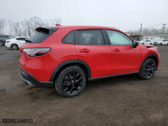 2023 Honda HR-V Sport with VIN 3CZRZ1H51PM723358, listed as a Copart auction lot 49789125 with 19,440 mi miles and Salvage Title. Bid and sale history available at carsss.com. Image 3.