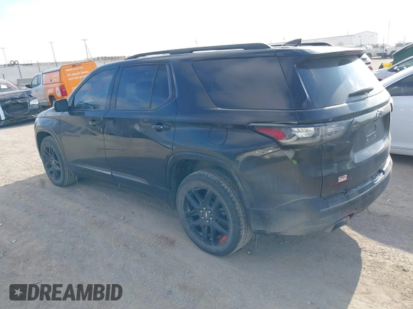 2021 Chevrolet Traverse Premier with VIN 1GNEVKKW3MJ235469, listed as a IAAI auction lot 40987307 with 40,819 mi miles. Bid and sale history available at carsss.com. Image 3.