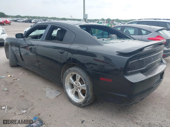 2013 Dodge Charger SXT Plus with VIN 2C3CDXHG4DH574361, listed as a IAAI auction lot 42048854 with 178,735 mi miles. Bid and sale history available at carsss.com. Image 3.
