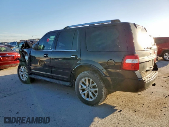 2016 Ford Expedition Limited with VIN 1FMJU1KT4GEF35590, listed as a Copart auction lot 54911715 with 111,748 mi miles and Salvage title. Bid and sale history available at DreamBid. Image 2.