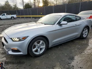 2017 Ford Mustang V6 with VIN 1FA6P8AM7H5246361, listed as a Copart auction lot 84536104 with 73,266 mi miles and Salvage Title. Bid and sale history available at carsss.com. Image 1.