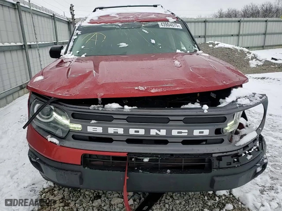 2023 Ford Bronco Sport Big Bend with VIN 3FMCR9B67PRE29327, listed as a Copart auction lot 44724195 with 54,795 mi miles and Salvage Title. Bid and sale history available at carsss.com. Image 11.