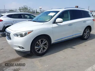 2013 Infiniti JX35 с VIN 5N1AL0MM0DC308522, выставлен на аукционе IAAI как лот 42497631 с пробегом 181 935 миль миль и . История ставок и продаж доступна на DreamBid. Изображение 17.