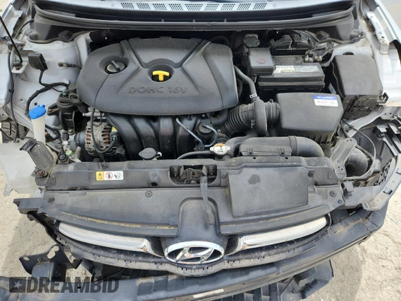 2012 Hyundai Elantra Limited with VIN KMHDH4AE7CU448322, listed as a Copart auction lot 62540055 with 122,623 mi miles and Salvage title. Bid and sale history available at DreamBid. Image 11.