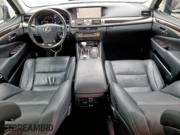2017 Lexus LS with VIN JTHBL5EF0H5145689, listed as a Copart auction lot 51944735 with 55,904 mi miles and Salvage Title. Bid and sale history available at carsss.com. Image 8.