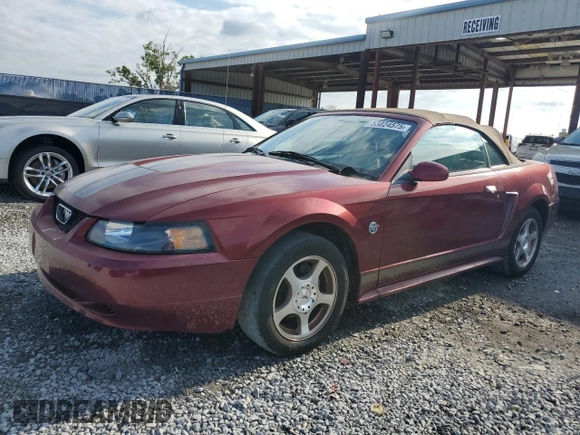 2004 Ford Mustang Deluxe with VIN 1FAFP44484F109180, listed as a Copart auction lot 53024575 with 117,917 mi miles and Salvage Title. Bid and sale history available at carsss.com. Image 1.