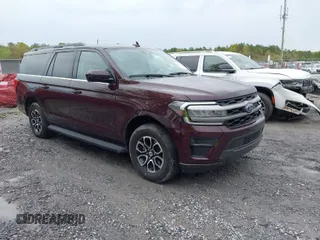 2024 Ford Expedition Max XLT with VIN 1FMJK1J86REA15767, listed as a IAAI auction lot 41922748 with 33,271 mi miles and . Bid and sale history available at DreamBid. Image 1.