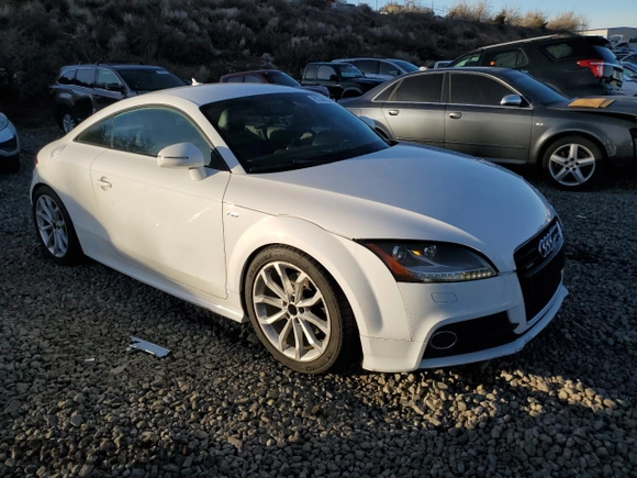 2015 Audi TT 2.0T with VIN TRUBFAFK5F1000560, listed as a Copart auction lot 81384634 with 113,259 mi miles and Salvage Title. Bid and sale history available at carsss.com. Image 4.