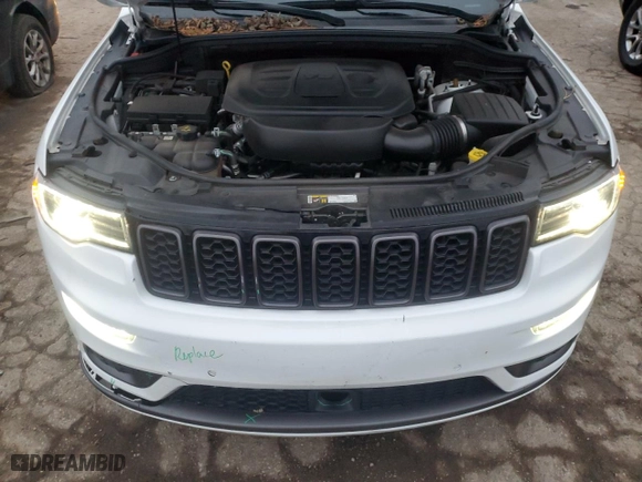 2021 Jeep Grand Cherokee Overland with VIN 1C4RJFCG6MC501575, listed as a Copart auction lot 81751884 with 45,786 mi miles and Salvage Title. Bid and sale history available at carsss.com. Image 12.