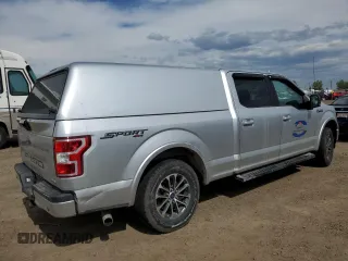 2018 Ford F-150 XL with VIN 1FTFW1E58JFD90511, listed as a Copart auction lot 60147855 with 330,195 mi miles and Clean title. Bid and sale history available at DreamBid. Image 3.