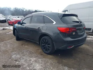 2015 Acura MDX Tech Pkg with VIN 5FRYD3H46FB003624, listed as a IAAI auction lot 41341558 with 157,736 mi miles. Bid and sale history available at carsss.com. Image 3.