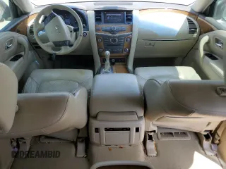 2012 Infiniti QX56 7-passenger with VIN JN8AZ2NF9C9517580, listed as a Copart auction lot 66382334 with 176,182 mi miles and Clean Title. Bid and sale history available at carsss.com. Image 8.
