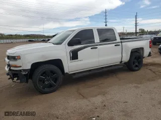 2018 Chevrolet Silverado 1500 Custom with VIN 3GCUKPECXJG332841, listed as a Copart auction lot 54624135 with 119,228 mi miles and Clean Title. Bid and sale history available at carsss.com. Image 1.