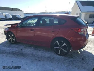 2017 Subaru Impreza Sport with VIN 4S3GTAK66H1725802, listed as a Copart auction lot 42935115 with 50,588 mi miles and Salvage Title. Bid and sale history available at carsss.com. Image 2.