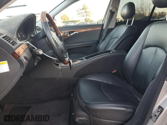 2005 Mercedes-Benz E-Class 3.2L with VIN WDBUF65J95A712625, listed as a Copart auction lot 82050834 with 327,844 mi miles and Salvage Title. Bid and sale history available at carsss.com. Image 7.