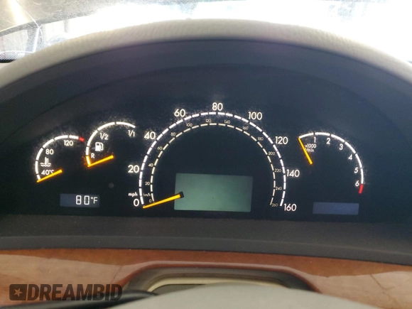 2003 Mercedes-Benz S 430 with VIN WDBNG70J83A351710, listed as a Copart auction lot 60496365 with Not provided miles and Salvage title. Bid and sale history available at DreamBid. Image 9.