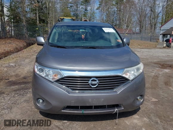 2012 Nissan Quest SL with VIN JN8AE2KP1C9032424, listed as a IAAI auction lot 42038372 with 205,530 mi miles. Bid and sale history available at carsss.com. Image 14.