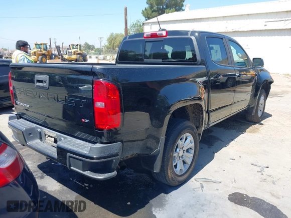 2021 Chevrolet Colorado 2WD LT with VIN 1GCGSCEN2M1142381, listed as a IAAI auction lot 42384837 with 97,617 mi miles and . Bid and sale history available at DreamBid. Image 4.