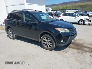2014 Toyota RAV4 Limited with VIN 2T3DFREV4EW171961, listed as a IAAI auction lot 42091626 with 205,557 mi miles. Bid and sale history available at carsss.com. Image 1.