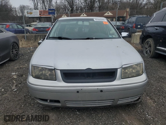 2001 Volkswagen Jetta with VIN 3VWSC29M21M021669, listed as a Copart auction lot 44366895 with Not provided miles and Salvage title. Bid and sale history available at DreamBid. Image 5.