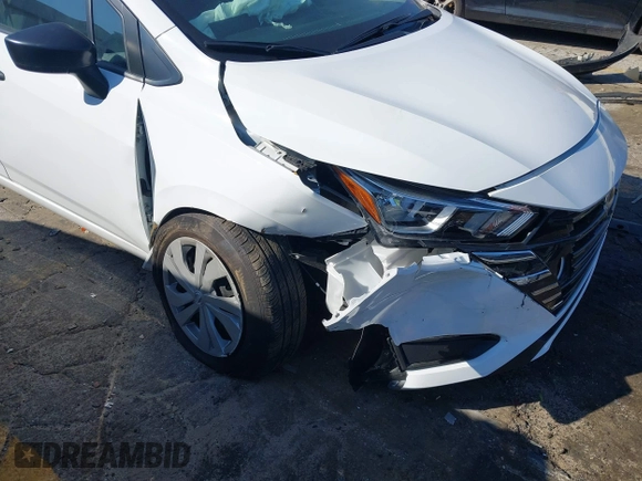 2024 Nissan Versa S with VIN 3N1CN8DVXRL836078, listed as a IAAI auction lot 41775680 with 18,093 mi miles and . Bid and sale history available at DreamBid. Image 6.