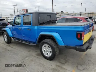2022 Jeep Gladiator Willys with VIN 1C6JJTAM4NL130350, listed as a Copart auction lot 65083755 with 51,880 mi miles and Salvage title. Bid and sale history available at DreamBid. Image 2.