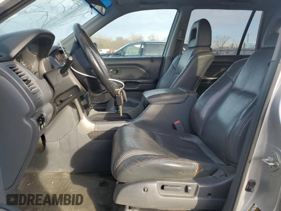 2005 Honda Pilot EX-L with RES with VIN 5FNYF18605B060711, listed as a Copart auction lot 46125755 with 193,062 mi miles and Salvage Title. Bid and sale history available at carsss.com. Image 7.