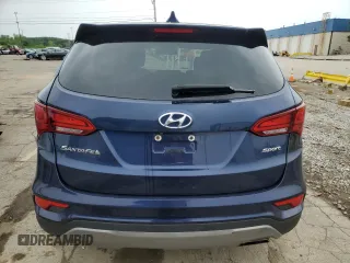 2017 Hyundai Santa Fe 2.4L with VIN 5XYZT3LB1HG496588, listed as a Copart auction lot 60441795 with 136,361 mi miles and Clean title. Bid and sale history available at DreamBid. Image 6.