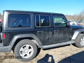 2021 Jeep Wrangler Unlimited Sport Altitude with VIN 1C4HJXDG8MW814044, listed as a IAAI auction lot 41437281 with 54,293 mi miles and . Bid and sale history available at DreamBid. Image 13.