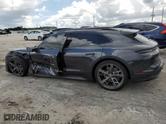 2022 Porsche Taycan 4 with VIN WP0BA2Y10NSA67453, listed as a Copart auction lot 59087524 with Not provided miles and Non repairable. Bid and sale history available at DreamBid. Image 2.