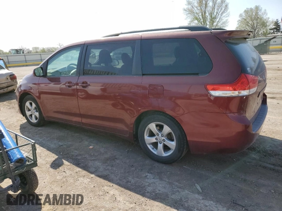 2011 Toyota Sienna LE AAS with VIN 5TDKK3DC3BS034703, listed as a Copart auction lot 52308735 with 189,822 mi miles and Salvage Title. Bid and sale history available at DreamBid. Image 2.