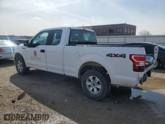 2019 Ford F-150 XL with VIN 1FTEX1EB2KKE93687, listed as a Copart auction lot 51227785 with 192,188 mi miles and Salvage Title. Bid and sale history available at carsss.com. Image 2.
