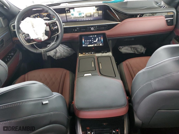 2025 Infiniti QX80 AUTOGRAPH with VIN JN8AZ3CC3S9601746, listed as a Copart auction lot 78186414 with 1,235 mi miles and Salvage Title. Bid and sale history available at carsss.com. Image 8.