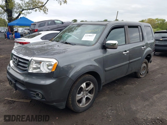 2013 Honda Pilot EX-L with VIN 5FNYF4H53DB001594, listed as a IAAI auction lot 42198517 with 90,715 mi miles and . Bid and sale history available at carsss.com. Image 18.