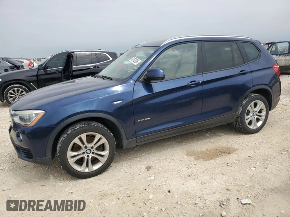 2017 BMW X3 xDrive35i with VIN 5UXWX7C57H0S20011, listed as a Copart auction lot 50732285 with 36,894 mi miles and Clean Title. Bid and sale history available at DreamBid. Image 1.
