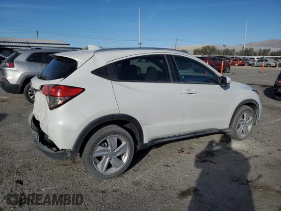 2019 Honda HR-V EX with VIN 3CZRU5H54KM704348, listed as a Copart auction lot 87061144 with 52,506 mi miles and Salvage Title. Bid and sale history available at carsss.com. Image 3.