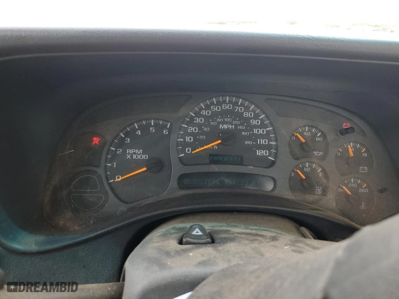 2005 Chevrolet Silverado 1500 Work Truck with VIN 1GCEC14X55Z145449, listed as a Copart auction lot 48924845 with 280,123 mi miles and Salvage Title. Bid and sale history available at carsss.com. Image 9.