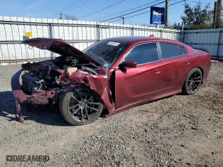 2020 Dodge Charger Scat Pack with VIN 2C3CDXGJ3LH131808, listed as a Copart auction lot 46540535 with 51,390 mi miles and Salvage Title. Bid and sale history available at carsss.com. Image 1.