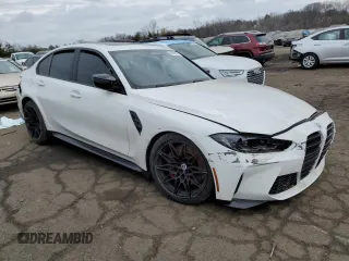 2022 BMW M3 Competition xDrive z VIN WBS43AY08NFM90896, wystawiony jako Copart lot #88685375 z przebiegiem Nie podano mil oraz Szkoda całkowita • Salvage title. Historia ofert i sprzedaży dostępna na DreamBid. Obrazek 4.