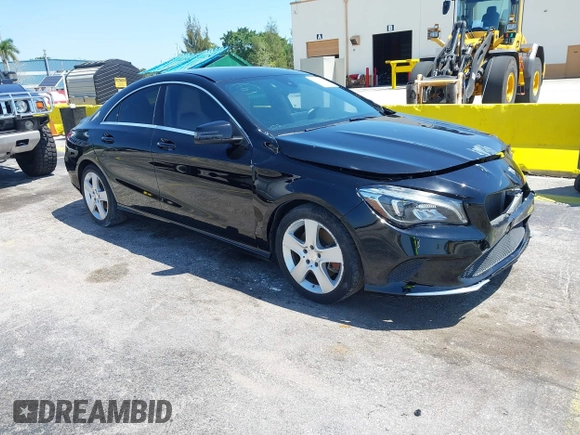 2019 Mercedes-Benz CLA with VIN WDDSJ4EB6KN744687, listed as a IAAI auction lot 42149392 with 98,635 mi miles. Bid and sale history available at carsss.com. Image 1.