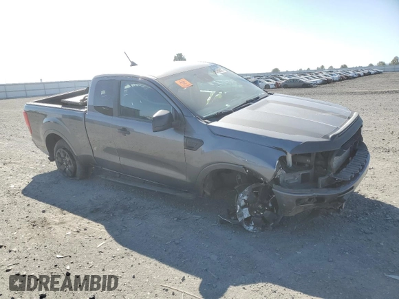 2021 Ford Ranger XL with VIN 1FTER1FH0MLD80962, listed as a Copart auction lot 53288895 with 36,562 mi miles and Salvage title. Bid and sale history available at DreamBid. Image 4.