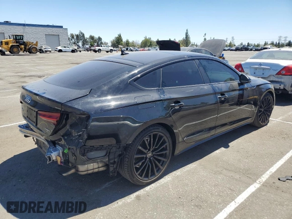 2023 Audi A5 Sportback Premium Plus with VIN WAUCBCF51PA047292, listed as a Copart auction lot 68124044 with 23,693 mi miles and Salvage Title. Bid and sale history available at carsss.com. Image 3.