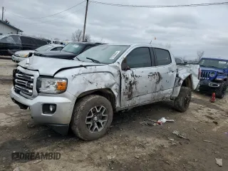 2016 GMC Canyon 4WD SLE with VIN 1GTG6CE32G1394199, listed as a Copart auction lot 87009604 with 0 mi miles and Salvage Title. Bid and sale history available at carsss.com. Image 1.